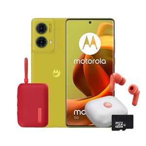 Combo 1 Motorola Moto G85 5G 8GB RAM + Moto Buds + 1 Bocina roja + 1 Memoria