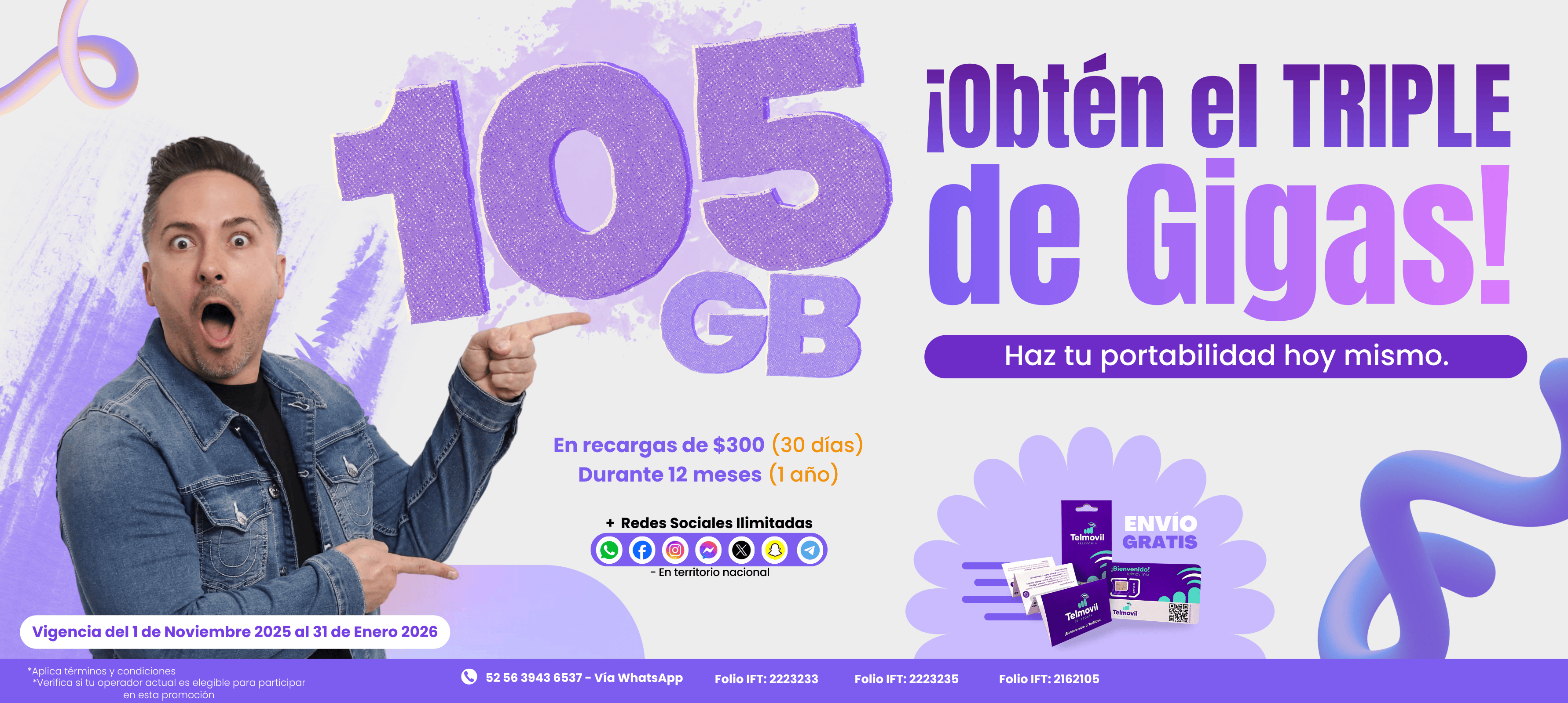 ¡Haz tu portabilidad hoy mismo a Telmovil!