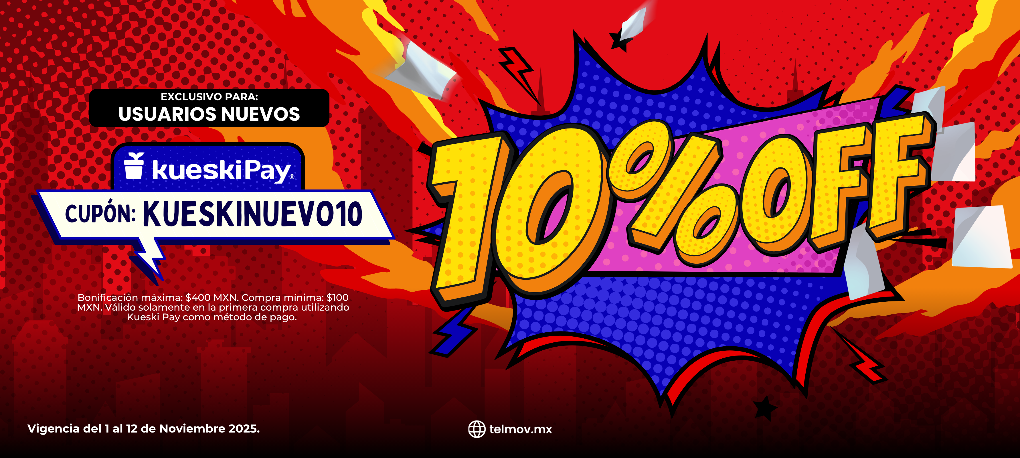 ¡Kueskipay se adelanta con descuentos!