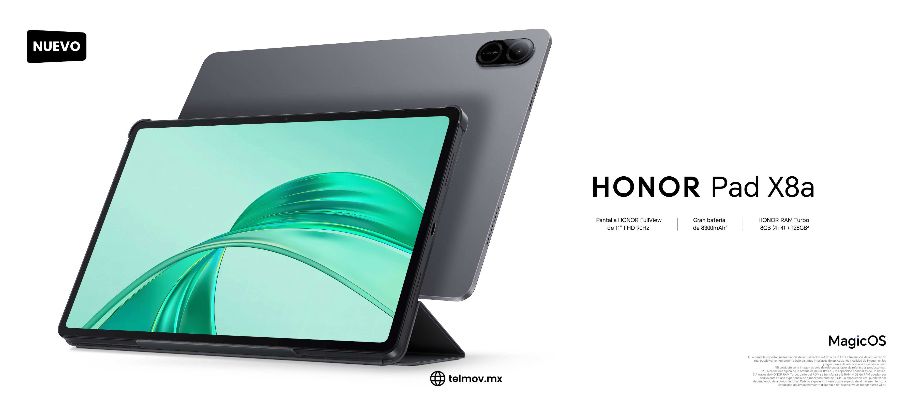 Honor Pad X8a With Flip Cover