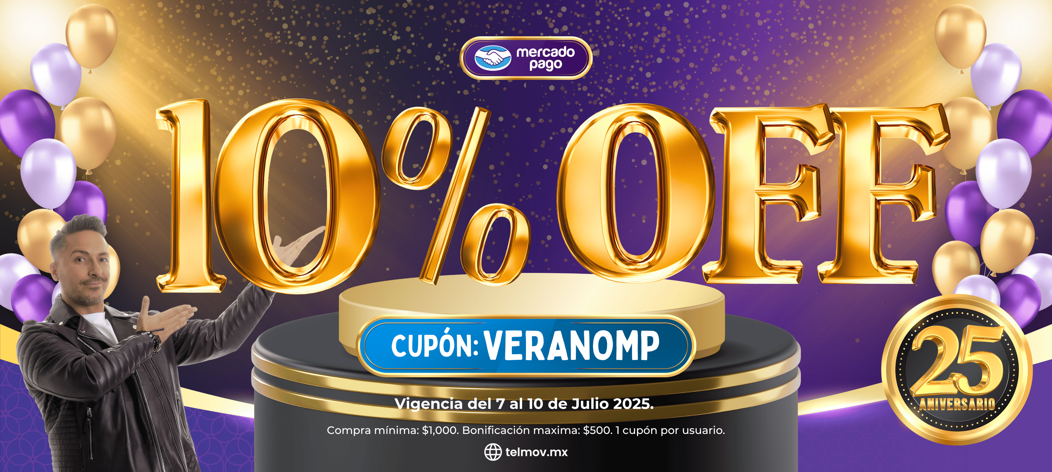 10% OFF con Mercado Pago Cupón VERANOMP