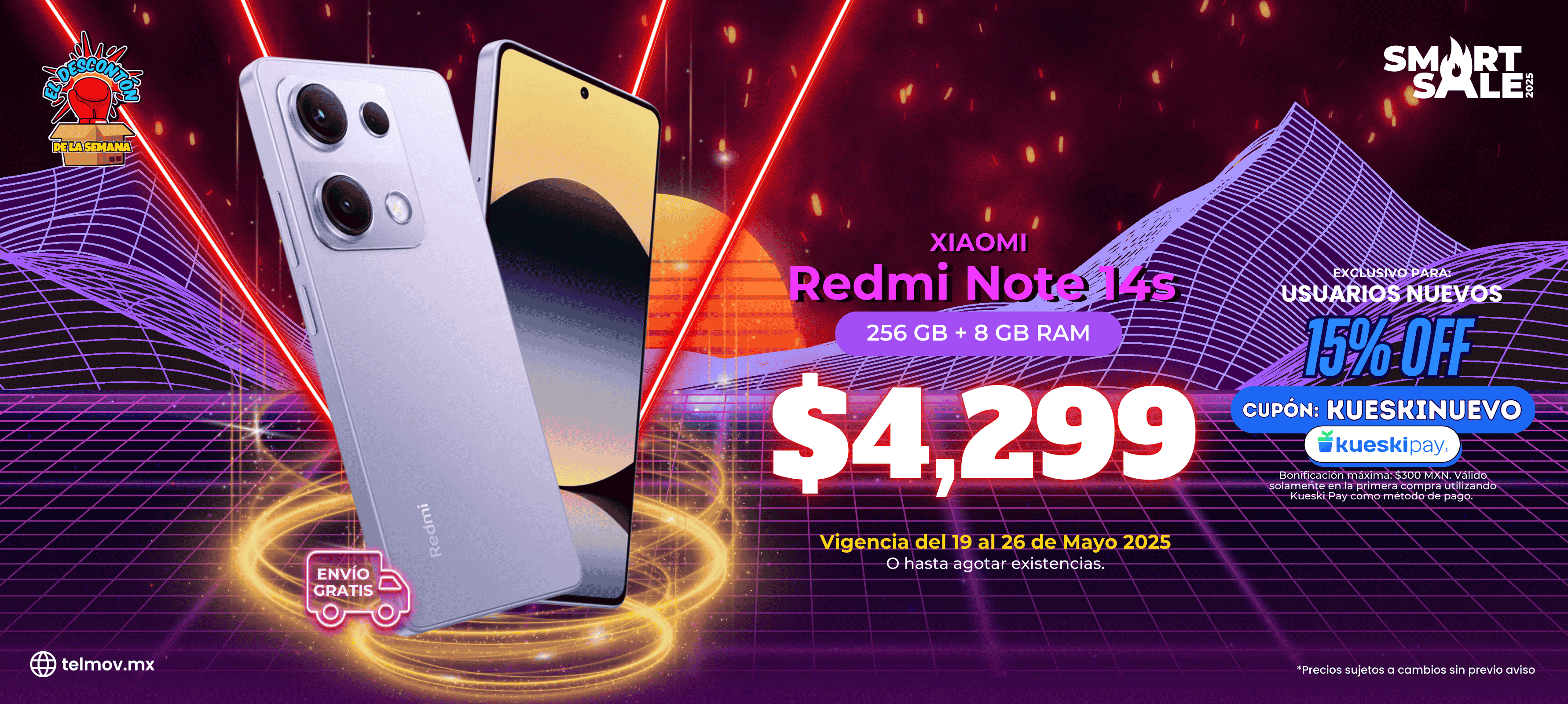 Xiaomi Redmi Note 14s ¡Descontón de la semana!