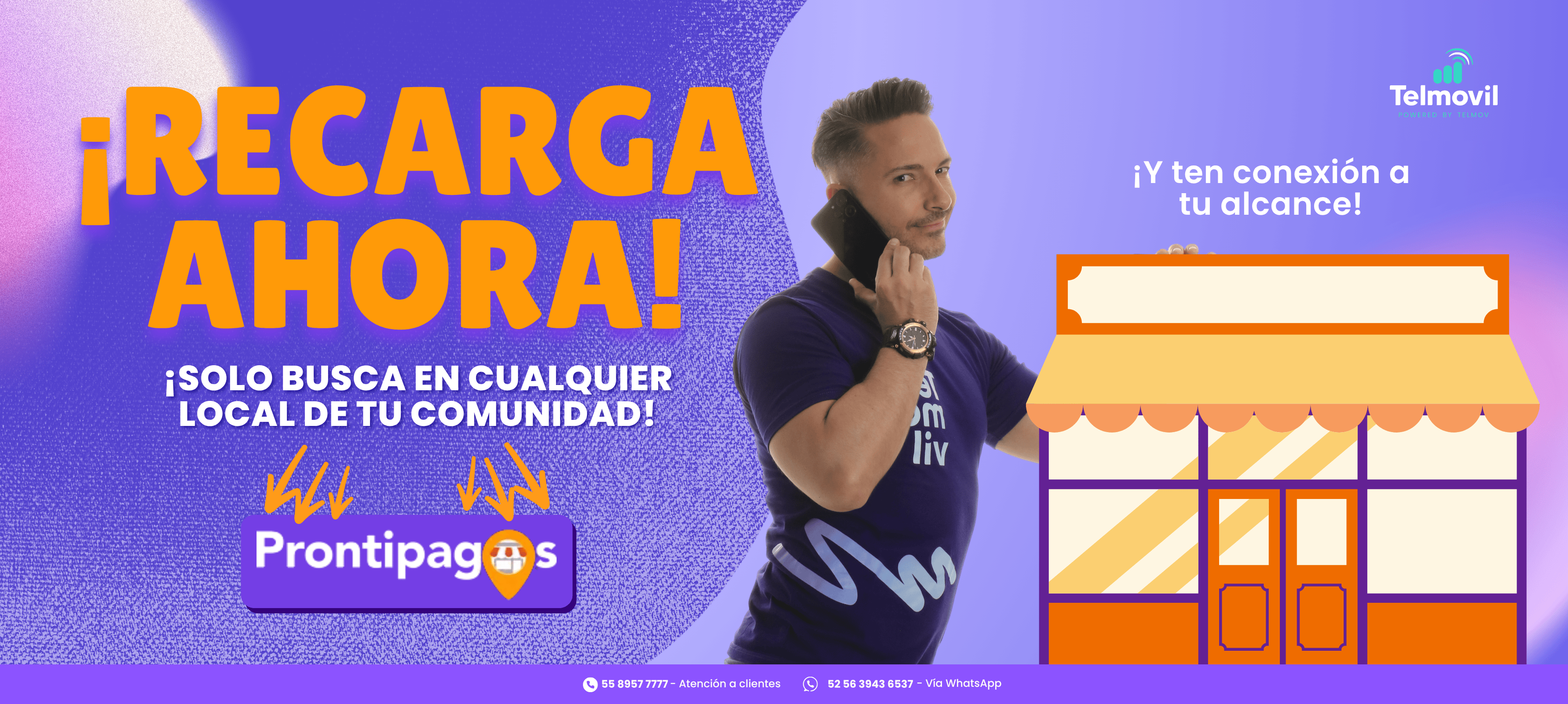 ¡Ahora puedes recargar con Prontipagos!