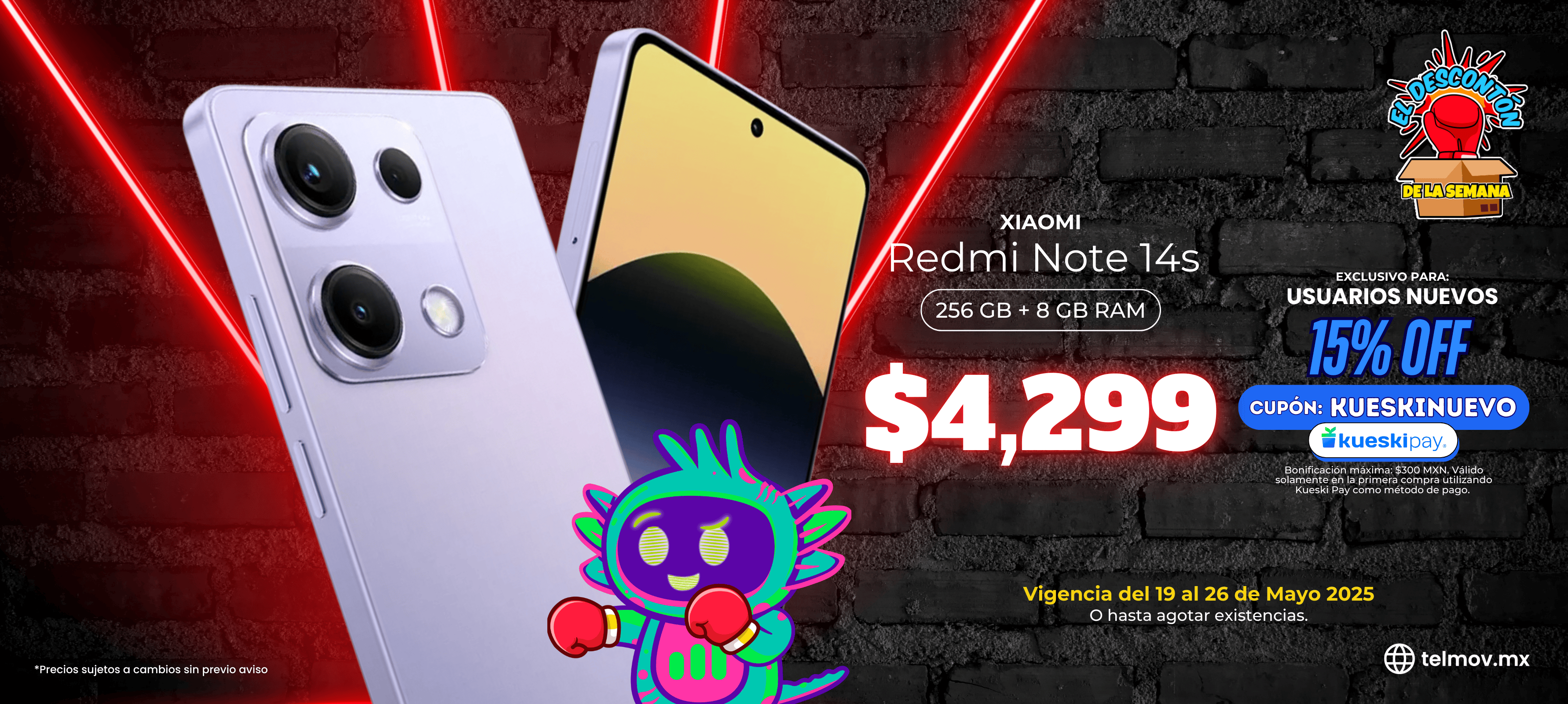Xiaomi Redmi Note 14s ¡Descontón de la semana!