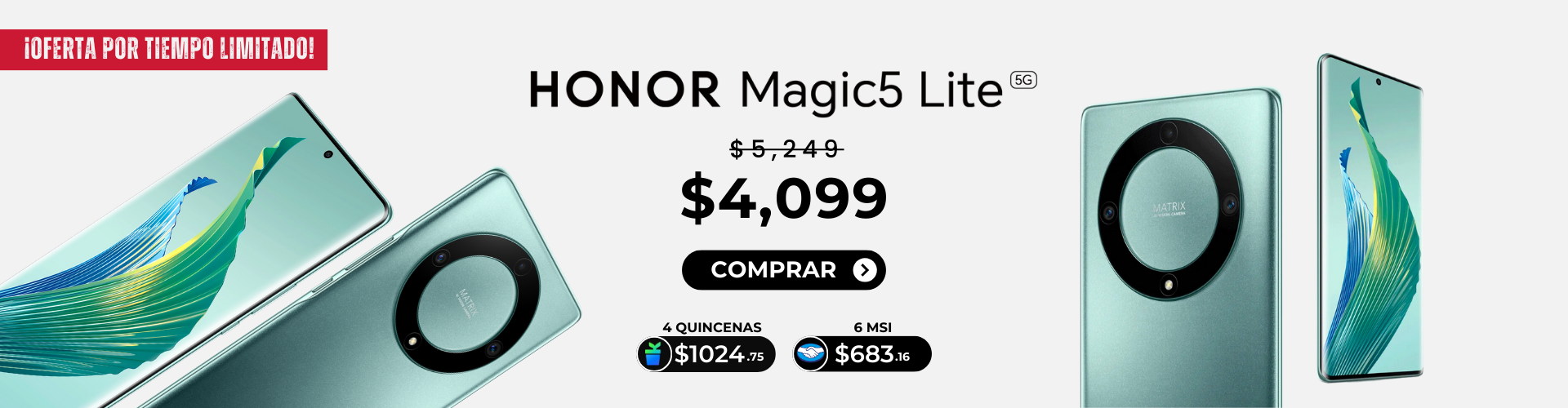 Honor Magic5 Lite 8GB RAM
