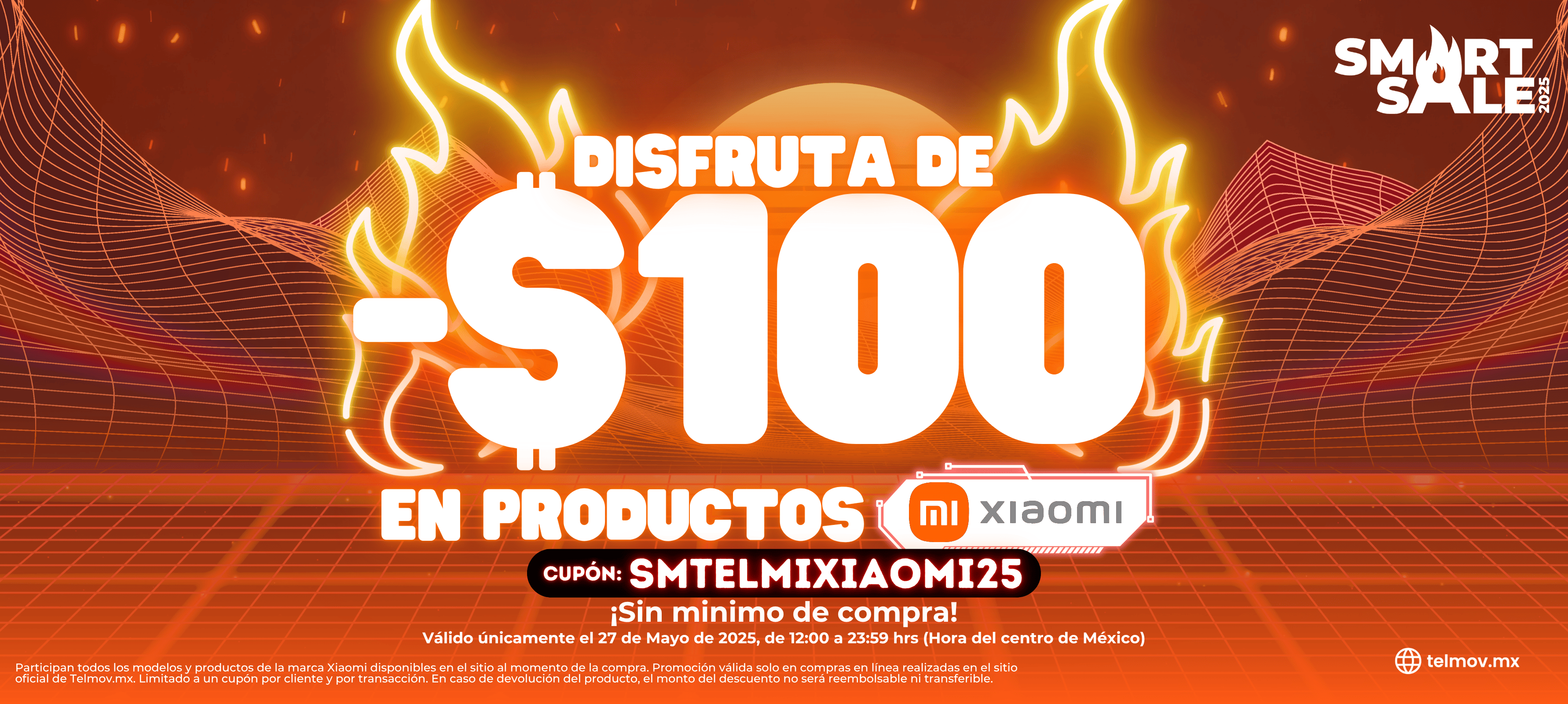 -$100 en productos Xiaomi ¡Solo por Hoy!